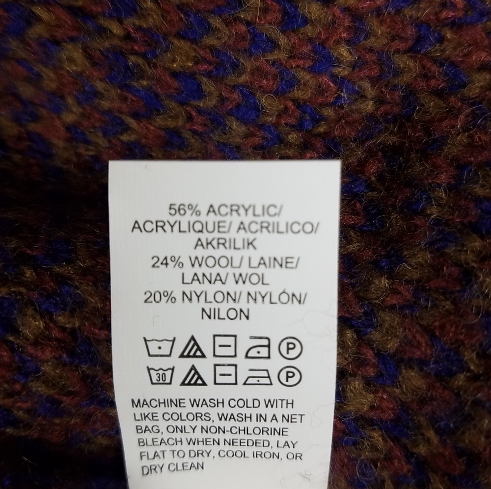 Lucky Brand Malibu Patterned Bf Cardi - Picture 6 of 6